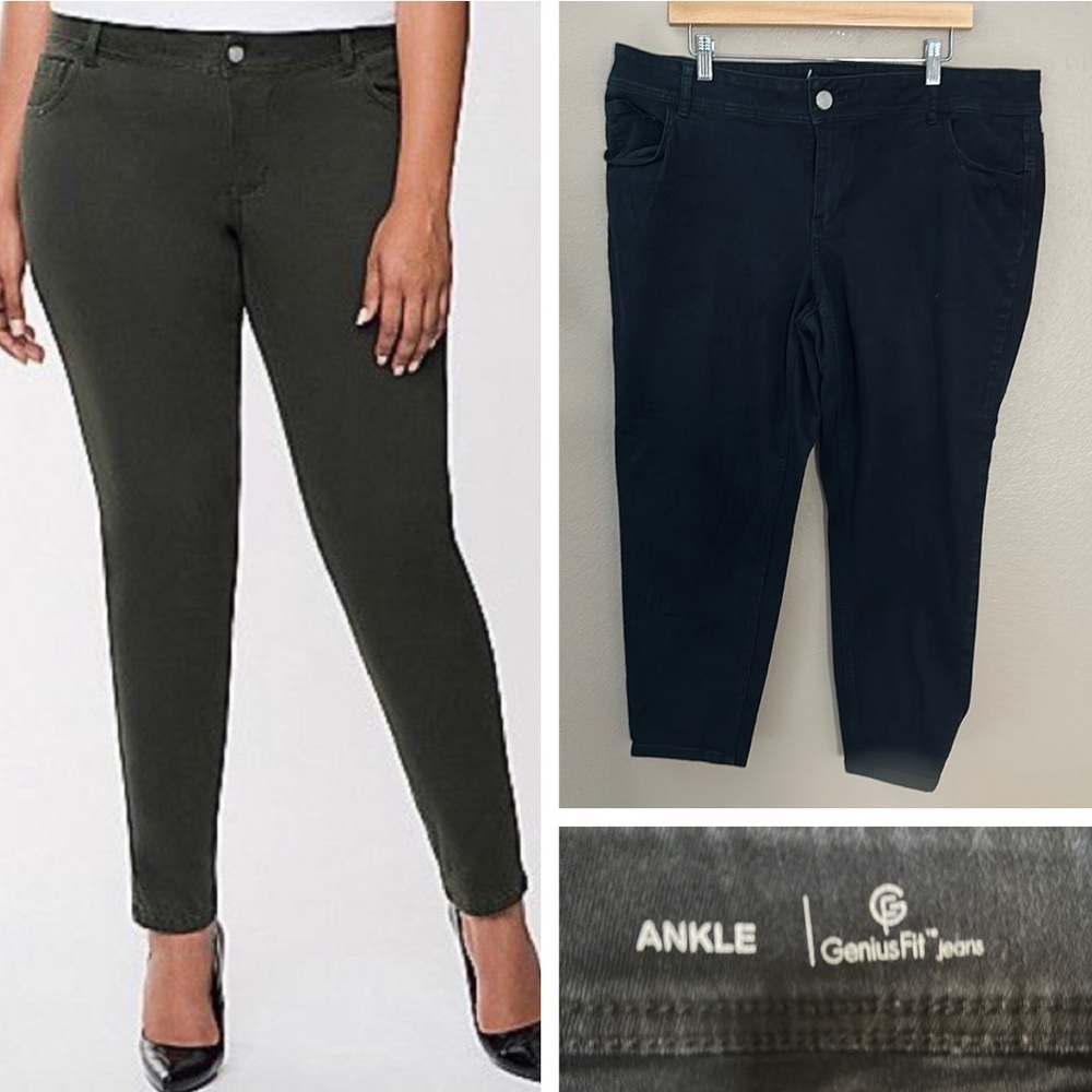 Lane Bryant Genius Fit Skinny Ankle Jeans Size 20